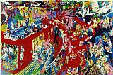 Leroy Neiman Bar at 21 painting